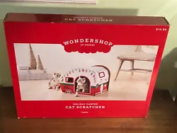 NEW Target WonderShop Holiday Camper Teardrop Cat Scratcher New in Box 2019.  