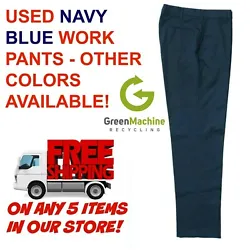 Used Uniform Work Pants Cintas Redkap Unifirst G&K Dickies etc. Used Outerwear. Green Machine Recyclings used work...