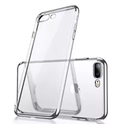 For iPhone 6 Plus/6s Plus TPU 3 Section Colored Case CLEAR/SILVER TPU 3 Section Colored Case for iPhone 6 Plus/6s Plus...