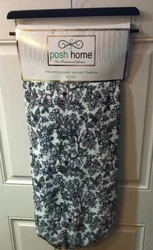 Posh Home Printed Shiny Velvet Throw 50 X 60 Floral Premium Collection New. Condition is New with tags. Shipped with...