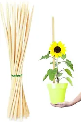 ---Quality Control: each natural bamboo color garden stake is made of high-quality natural bamboo (not wooden) that...