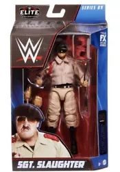 WWE Elite Collection - Series 89 - Sgt. Slaughter - Sealed NEW.