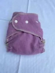 Loveybums Medium Lavender Organic Wool Jersey Cover / Snap-in organic Cotton Diaper . Condition is New with tags....