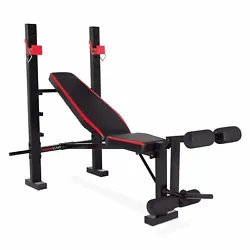It includes a four-position back pad for chest press and incline chest press exercises and full leg developer to assist...