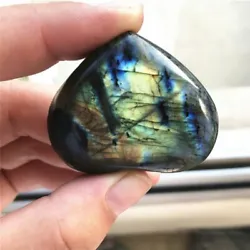 100% natural labradorite. Each pure natural labradorite crystal has its own unique color, which is a unique gift....