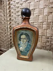 Antique Beethoven Liquor Bottle- FREE SHIPPING. Condition is Used. Shipped with USPS Priority Mail.