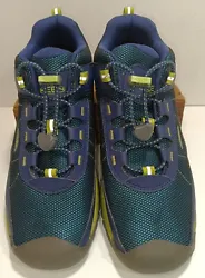 Keen Boys Targhee Sport Mid Hiking/Walking Boots Sz 6 EU 38 BLUE/GREEN. Last few pictures shows small stains. Inserts...