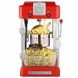 Popcorn Machine Pop Pup Retro Style Electric Popper Home Use 2.5 Oz Counter Top.