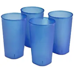Set of Four 20 Ounce Tumblers. The Set of Four 20 Ounce Tumblers features a stylish, contemporary, tight-nesting design...