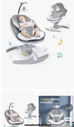 Baby Swings for Infants, Electric Portable Baby Swing by Remote 3 Swing Speeds and Music Speaker, Adjustable Recline...