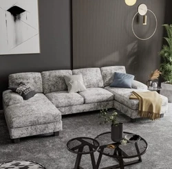 Get ready to lounge in comfort with this stylish Furniwell Convertible Sectional Sofa Couch. This 4-seat sofa is...