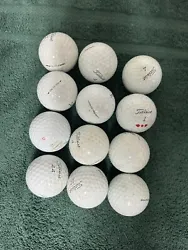 12 Titleist ProV1 Golf Balls Used clean and in Good Condition.