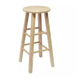 Update your kitchen’s interior with this lovely 29” Natural Wood Barstool. It features a classic look that goes...