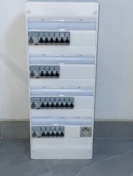 2 inter differentiel 63A 30mA type A. 2 inter differentiel 40A 30mA type AC. 1 prise de courant 230V.