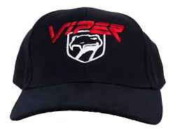A Dodge Viper hat. A perfect gift for Dodge enthusiasts. Brushed cotton twill cap.