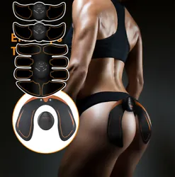 EMS Abdominal Hip Muscle Trainer Slim Simulator ABS Training Buttocks Battery. EMS Technology: Electromagnetic pulses...