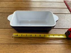 Emile Henry blue loaf pan. Made in France. Excellent condition as shown in photos.