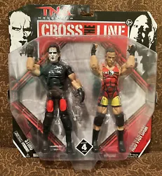 Rob Van Dam & Sting TNA Cross The Line 4 Figures Jakks wwe Aew WWF WCW ECW. Condition is New. Shipped with USPS...