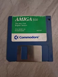 Amiga - 500 Le tout premier - Version anglaise 14.07.87. Dune maison sans fumée en bon état général pour lâge....