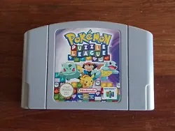 pokemon puzzle league Nintendo 64 Comme Neuf !! Étiquette très propre pour son âge Le jeu est fonctionnel Envoie...