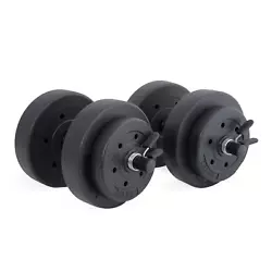 The Barbell 40 lb. Adjustable Dumbbell Set is an effective workout choice for both beginners and advanced fitness...