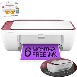Regulatory flyer. DeskJet 2742e Wireless Color All-in-One Inkjet Printer (Rosewood) with 6 months of Instant Ink...