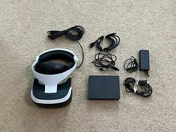 Sony PS4 PlayStation VR 2 CUH-ZVR2 Headset w/ Processor. Good Condition Tested Works GreatComes with everything needed...