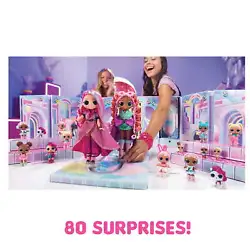 Unbox 80 surprises including 12 exclusive dolls with fierce accessories to make over 1500 mix & match looks for hours...