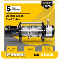 Features: 1. Ø9.5mm ×24m splash-proof, high tensile Steel cable 2. Waterproof control box, 3M wireless remote...