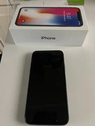 Phone model: iPhone X A1901. Color: Space Gray. Find my iPhone: OFF. No accessories are included.