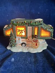 Roadside Christmas Village Lighted Pop Up Camper Van JWM Collection Ltd Edition. This item is made by JWM Village...