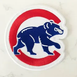 This is the current jersey patch worn by the Cubs on the left sleeve. Iron-on or sew on.