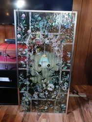 Antique Stained Glass Hummingbird Suncatcher. Lightly used in good condition Also accepting BO