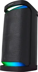 Sony - XP700 Portable Bluetooth Party Speaker with Water Resistance - Black. Plug in a microphone or a guitar via the...