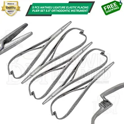 A hygienic choice for the orthodontic practice, these Mathieu Ligature Elastic Placing Pliers are fully autoclavable...