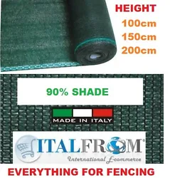 25mt GREEN WIND/SHADE/SCREEN NETTING – GARDENS/FENCES. DISPATCHED 24/48 HOURS FROM ORDER. skype: export italfrom....
