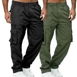 2 Side Cargo Pockets. Quality Fashion Light Weight Casual Twill Jogger Pants. Do not bleach tumble dry low, light...