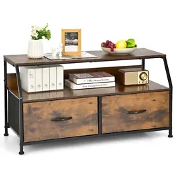2-drawer dresser is a great storage organizer to keep room tidy. The 2-drawer dresser will help you classify the...