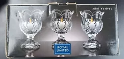 Royal Limited Set Of 3 pack Mini Votives.