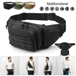 Concealed Tactical Storage Gun Holster Left Right Shoulder Anti-theft Chest Bag. Tactical Combat Chest Rig Bag Vest...