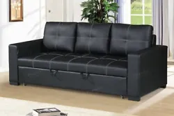 Relax, entertain, and rest on this Convertible Sofa with Pull-Out Bed to fit a variety of living room styles. Overall...