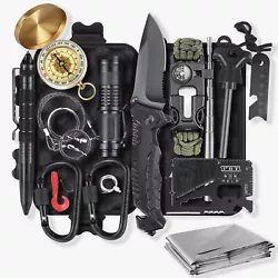 With over 1000 uses combined, this expertly assembled kit is the smartest and most compact survival kit of its kind....