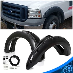 This is Fender Wheel Flares Fits Ford 99-07 F250 F350 Super Duty 4PC Pocket Rivet Style. For 1999-2007 Ford F250/ F350...