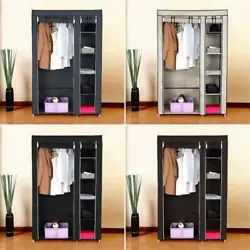 The Size for The Clothes Wardrobe Makes it Suitable for Organizing Your Small Rooms and Walk-In Closet. It Will Be...