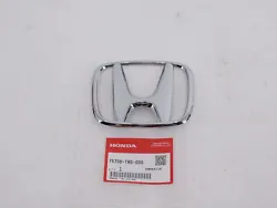 75700-TR0-000 Front Grille Emblem Civic Cr v. New Genuine OEM Honda. See our other Honda parts. Left/LH is Drivers...