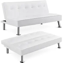 Functional and aesthetic furniture for limited space. With the solid construction. The tufted faux leather upholstery...