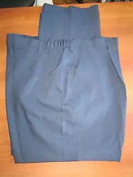 NEW CINTAS WORK PLEATED FRONT PANTS. SIZE: 26H REGULAR. PLEATED FRONT. COLOR: DARK NAVY - ALMOST BLACK (SORRY THAT THE...