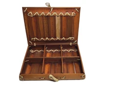 ABamboo tea box. Condition is 