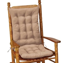 These quilted cushions will instantly add comfort and style to your chairs. Two piece set includes one back cushion and...