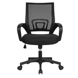 In this rendition of our office chair, we have increased the seat size and cushion for optimal comfort. The small lever...